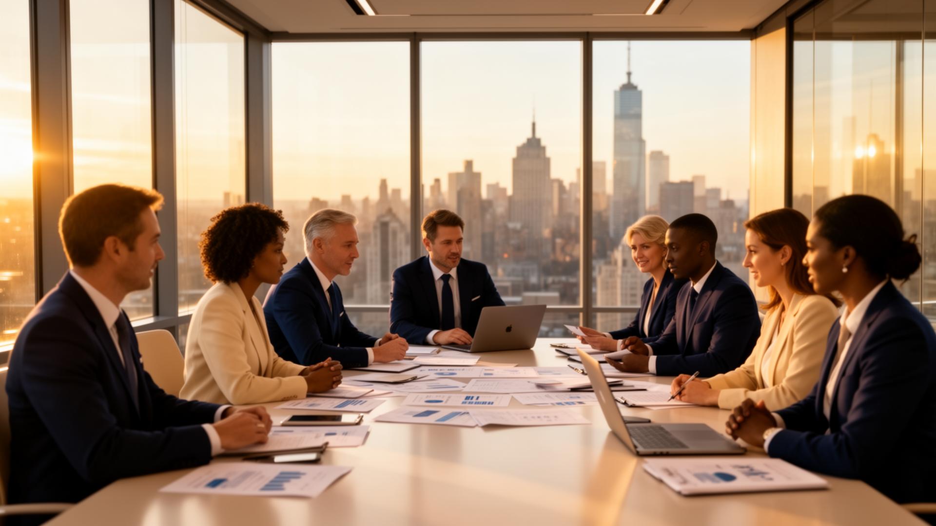 The Visions Consulting Group team in a strategy session
